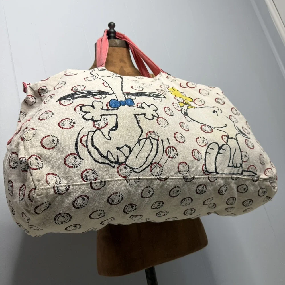 80s Vintage Charlie Brown Peanuts travel duffle bag